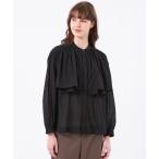 ショッピングローン ブラウス シャツ ボイルローンラッフルブラウス レディース