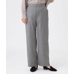 ショッピングサンヨー パンツ 「カタログ掲載」「ウォッシャブル」ラメグレンチェックブラッシュドストレートパンツ レディース