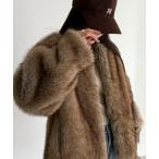  мутоновое пальто боа пальто [WEB ограничение ][HAVELESS/ - breath ]BLAIR глушитель имеется меховое пальто женский 