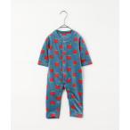 ショッピングロンパース ベビー服 ロンパース ベロアタッチのメルティ起毛フリースぬくぬくカバーオール