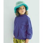 ショッピング綿100% トレーナー  「ジュニア対応」裏起毛モックネックポケットトレーナー キッズ 子供服 男の子 女の子