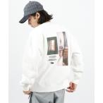 tシャツ 「裏起毛」フォトプリントスウェット メンズ