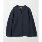 ノーカラーコート コート キーネック ショートコート 「A DAY IN THE LIFE」 レディース