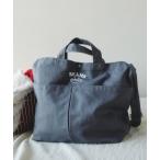  большая сумка [A4 размер место хранения возможность ] Smile вышивка Logo сумка / 2WAY женский 