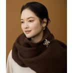 ブローチ ビジューカーブ ブローチ レディース