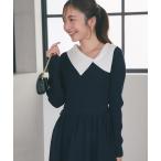 ワンピース 「愛されワンピース」アシメカラーニットワンピース