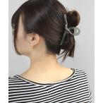 ヘアクリップ 「オンライン限定」メタルポイントクリアループバンス