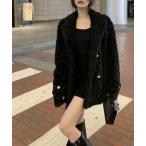 コート アウター ファーガウンコート レディース