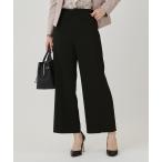 ショッピングストレート パンツ 「手洗い可」ストレートワイドパンツ レディース