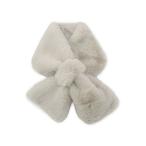 ストール マフラー 「リサイクル」フェイクファーティペット レディース