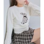 ショッピングトップス ニット セーター アニマルジャガードニット レディース