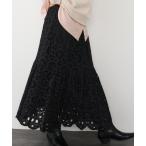 ショッピングレース スカート カットレースティアードスカート