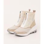 ショッピングウェッジソール ブーツ 「MUUM」ムーム　厚底ウェッジソールスターモチーフソックスブーツ　WX2103 レディース