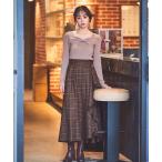 スカート 「10/31(Fri）発売開始」ラッフルフリルフレアスカート