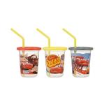 タンブラー カーズ  ストロー付タンブラー230ml 3個セット 19 SK