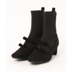 ショッピングニットブーツ ブーツ ダブルリボンソックスブーツ TSD7380 レディース