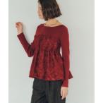 ニット セーター バルーンヘムドッキングニット レディース