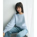 ニット セーター パールネックニット レディース