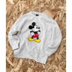 ショッピングミッキー トレーナー  「Disney/ディズニー」MICKEY ミッキーマウス 裏起毛 オーバーサイズ トレーナー キッズ 子供服
