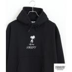 ショッピング裏起毛 パーカー PEANUTS 刺繍裏起毛プルパーカー レディース メンズ
