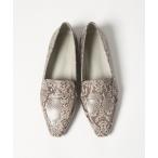 ローファー 「WEB限定」R スクエアローファー フラット15↑ レディース