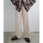 パンツ スリムスウェットカーブパンツ レ