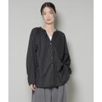 ブラウス シャツ 前後2wayラグランスリーブデザインブラウス レディース