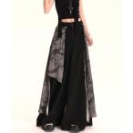 パンツ Shadow Veilドレープマーブルガウチョパンツ メンズ レディース