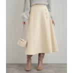 スカート フェイクウールポンチスカート