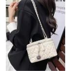 ショッピングスタッズ ショルダーバッグ バッグ 「 Jelly moo / ジェリームー 」 キルティング スタッズ チェーン バニティバッグ / ショルダーバッグ レディ