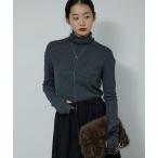 tシャツ 「新色を加えてリバイバル」リブタートルカットソー レディース