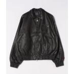 ブルゾン アウター 「FUBU / フブ」Faux Leather Studs Patch Jacket / フェイクレザー スタッズ パッチ ジャケ