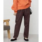 スラックス パンツ 「定番」イージービューティーテーパード暖パンツ（WEB限定サイズあり） レディース