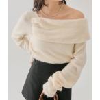 ニット セーター ワンショルデザインニット レディース