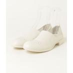 スリッポン 「KS」「TRAVEL SHOES by chausser/トラベルシューズバイショセ」メダリオン レザー パンプス レディース メンズ