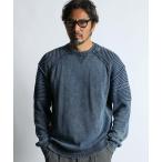  свитер вязаный [INDIGO LABEL] COLLEGE KNIT: индиго колледж вязаный мужской 