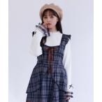 ショッピングリボン ニット セーター リボン×チュールレースニット レディース