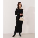 ワンピース オフショルペプラムニットセット / 1215240114