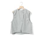 ショッピングジレ ベスト ジレ MidiUmi フランネルタッチベスト レディース