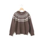 ニット セーター MidiUmi ノルディックニットプルオーバー レディース