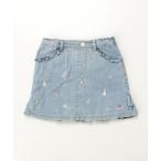 「mezzo piano」 デニムスカート 120 ブルー レディース