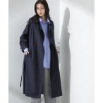 「NANO universe」 トレンチコート FREE ネイビー レディース