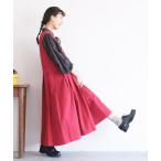 「soulberry」 ノースリーブワンピース L レッド レディース