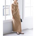 ショッピングノースリーブ 「NOBLE」 ノースリーブワンピース 38 キャメル レディース