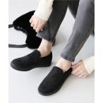 スリッポン フェイクファースリッポン「低反発スポンジ入り」 レディース