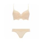 ショッピングトリンプ ブラジャー ショーツセット Daily Plus らくふわノンワイヤー ブラ＆ショーツセット「B，C，D，Eカップ」 AMST1525 HU + Hi