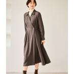 シャツワンピース カシュクールシャツコンシャスワンピース