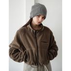 ショッピングFleece カーディガン cropped full zip fleece レディース