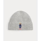 ニット帽 ニットキャップ Polo ベア リブニット ビーニー メンズ