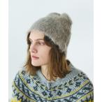 ショッピングビーニー ニット帽 ニットキャップ ORCIVAL | モヘア チューリップビーニー レディース メンズ